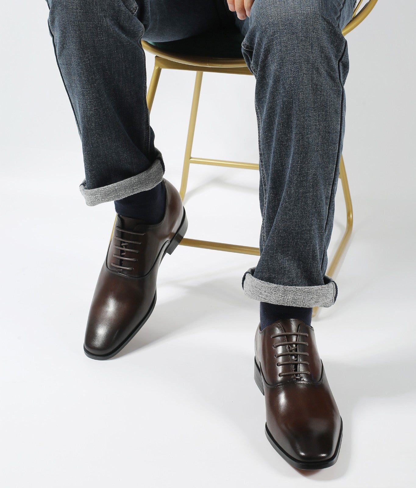 BUTY PODWYŻSZAJĄCE PAOLO +7 CM