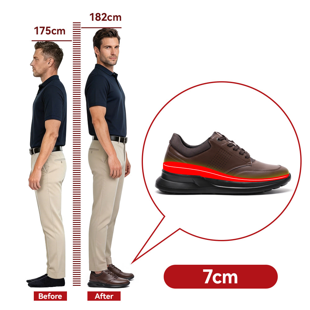 ELEVATOR SHOES ACHILLE +2.76 INCHES