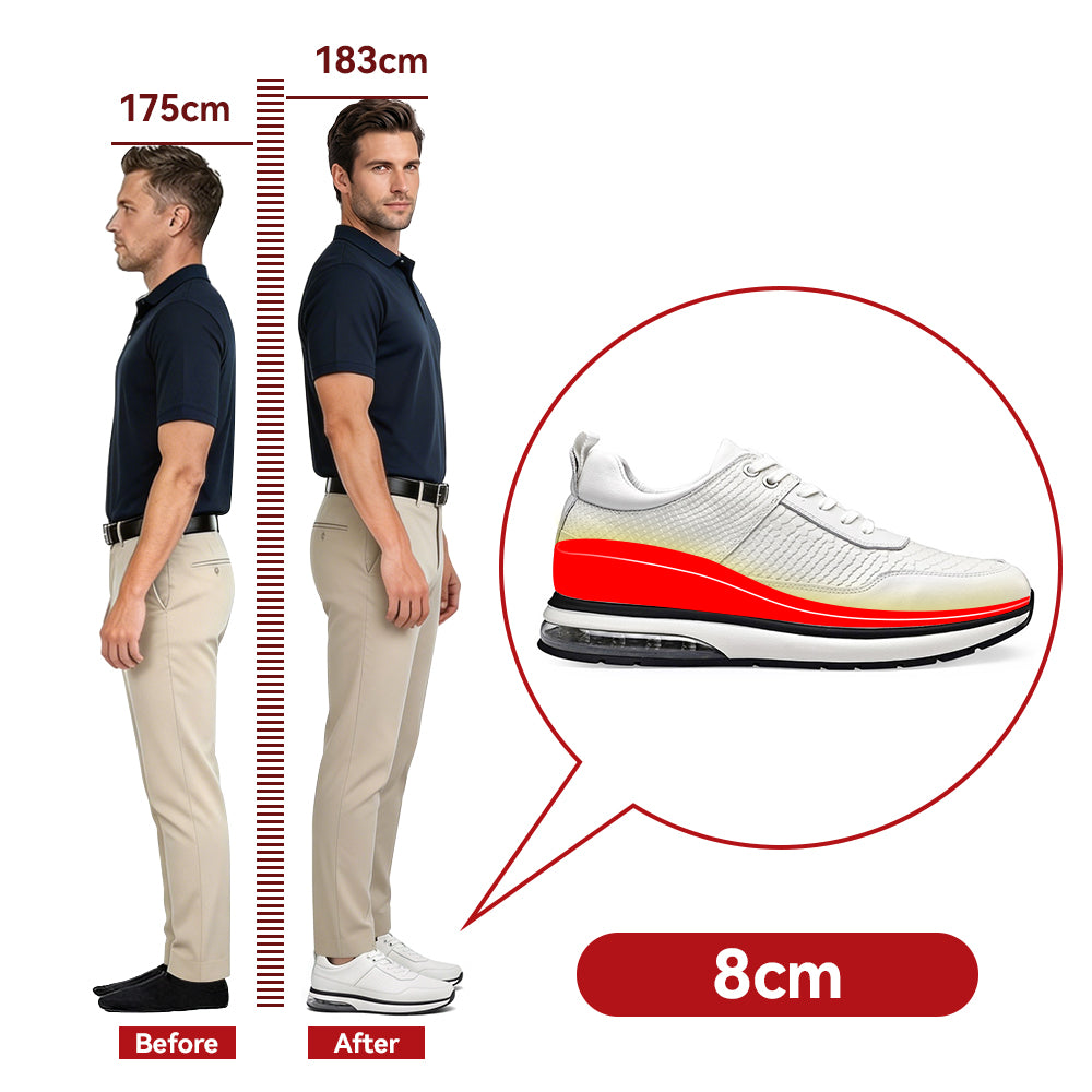 ELEVATOR SHOES ARTURO +3.15 INCHES