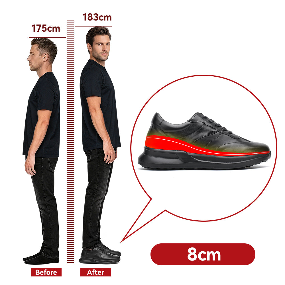 ELEVATOR SHOES BORIS +3.15 INCHES