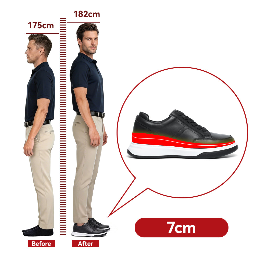 ELEVATOR SHOES GENARO +2.76 INCHES