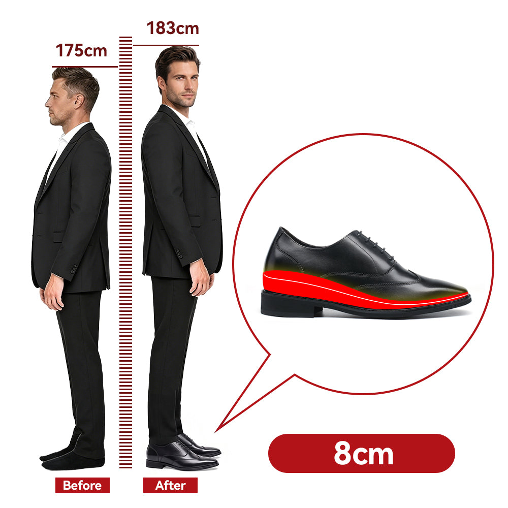 SCHUHE DIE GRÖßER MACHEN GIUSEPPE +8 CM
