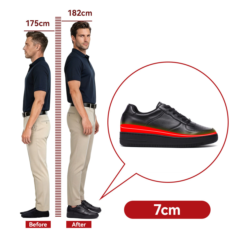 ELEVATOR SHOES OSCAR +2.76 INCHES
