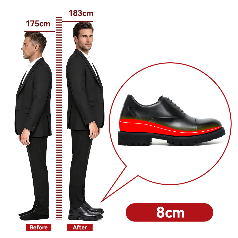 ELEVATOR SHOES PLACIDO +3.15 INCHES