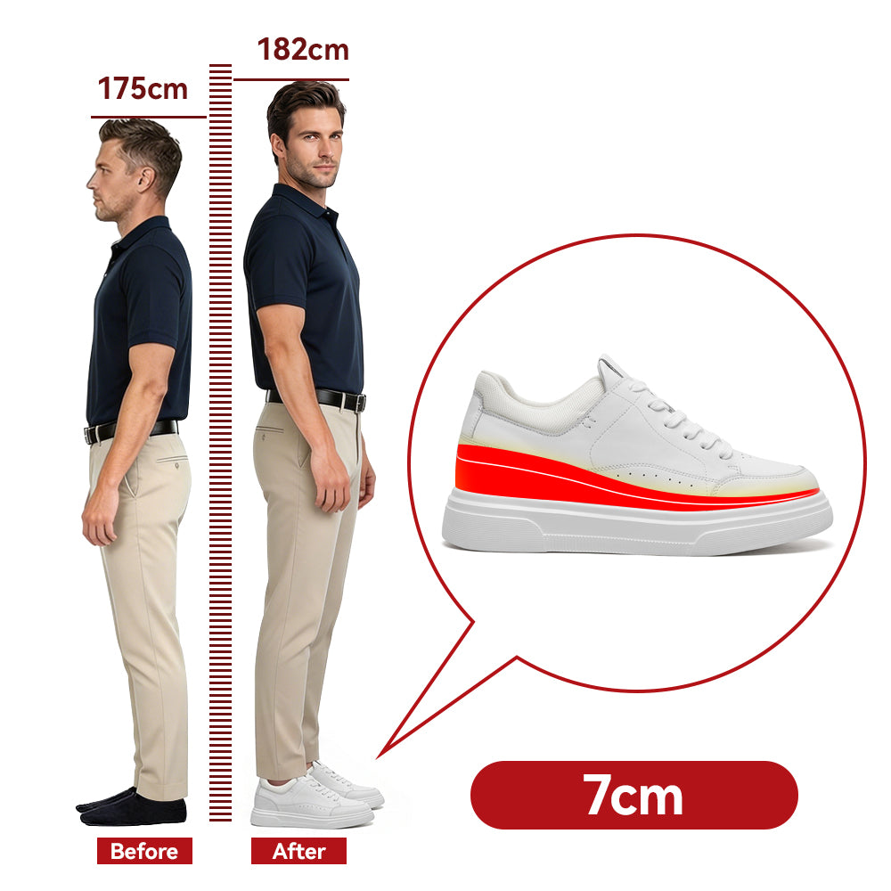 ELEVATOR SHOES REMO +2.76 INCHES
