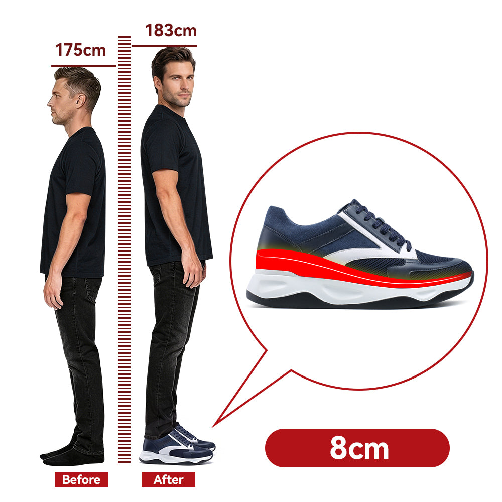 ELEVATOR SHOES RICARDO +3.15 INCHES