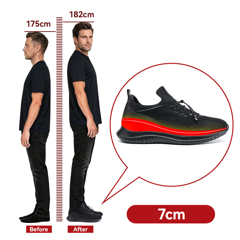 ELEVATOR SHOES SEBASTIANO +2.76 INCHES