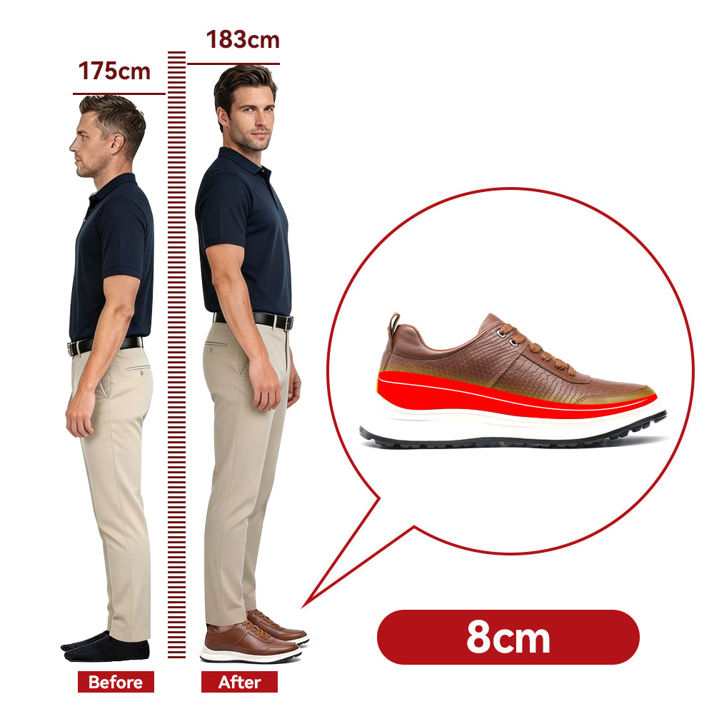 ELEVATOR SHOES TOSA +3.15 INCHES