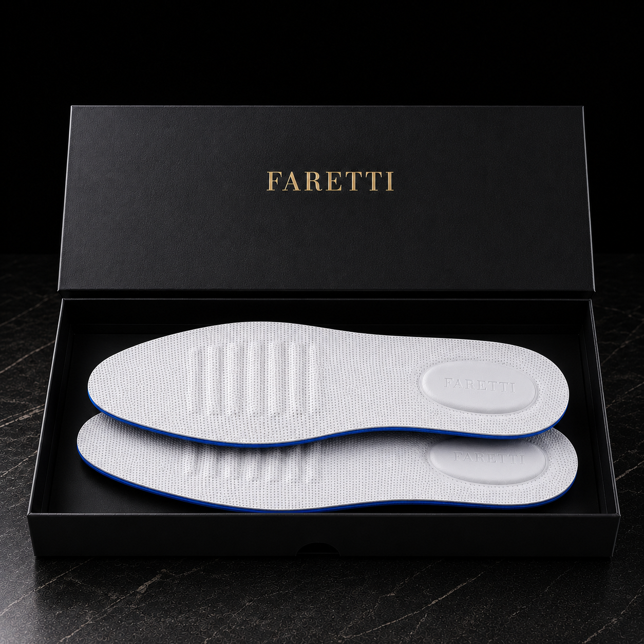 White Ergonomic Faretti Insole +0.2 inches