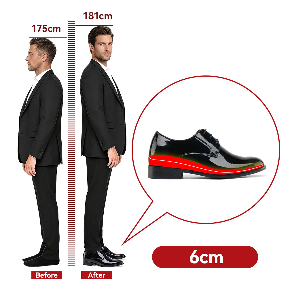 ELEVATOR SHOES ARMANDO +2.36 INCHES