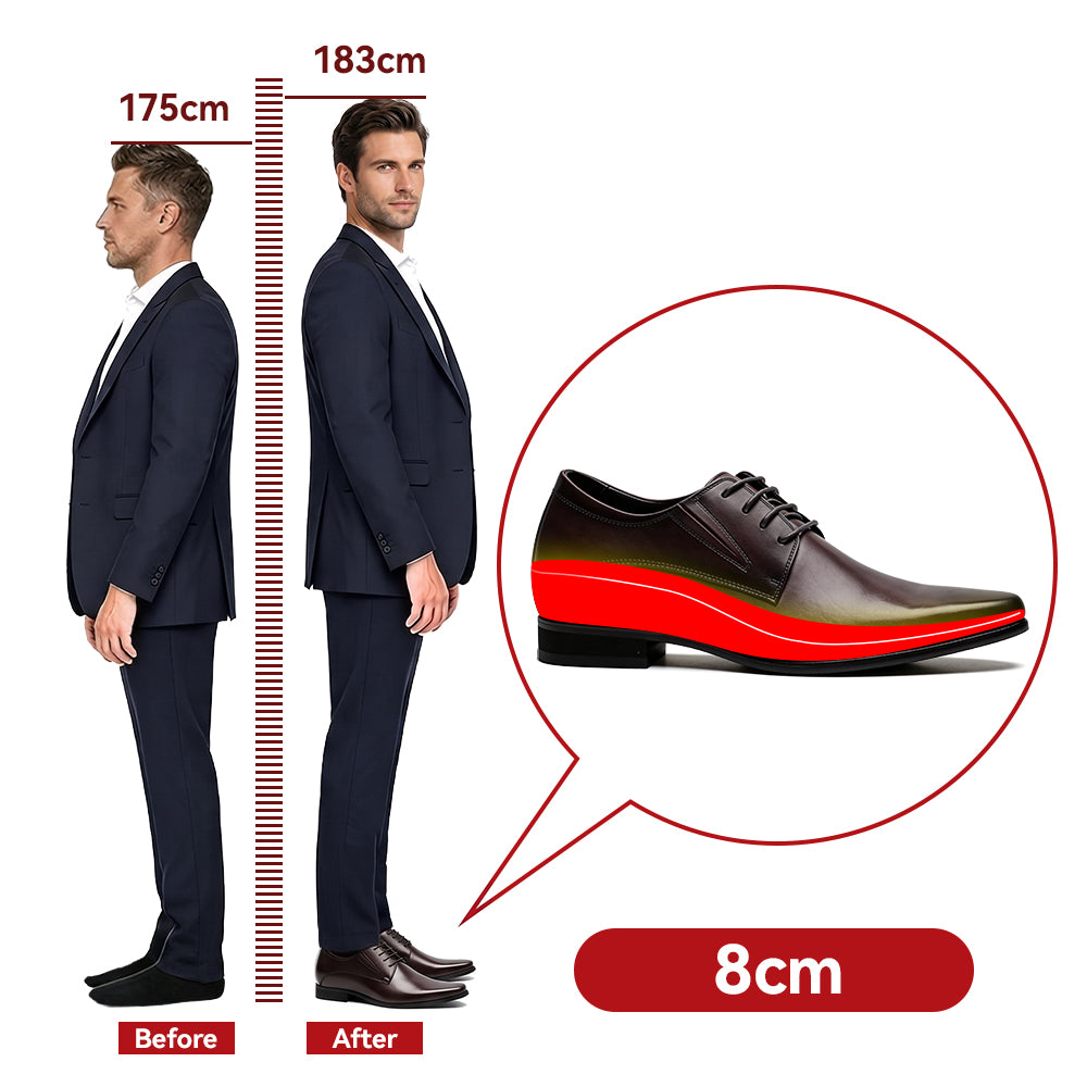 Elevator Shoes COLOMBO +3,15 inches