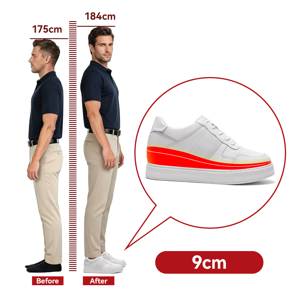 ELEVATOR SHOES EDMONDO +3.54 INCHES