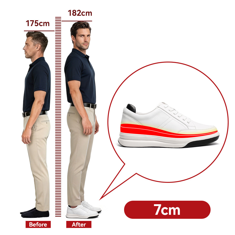 ELEVATOR SHOES ERNESTO +2.76 INCHES