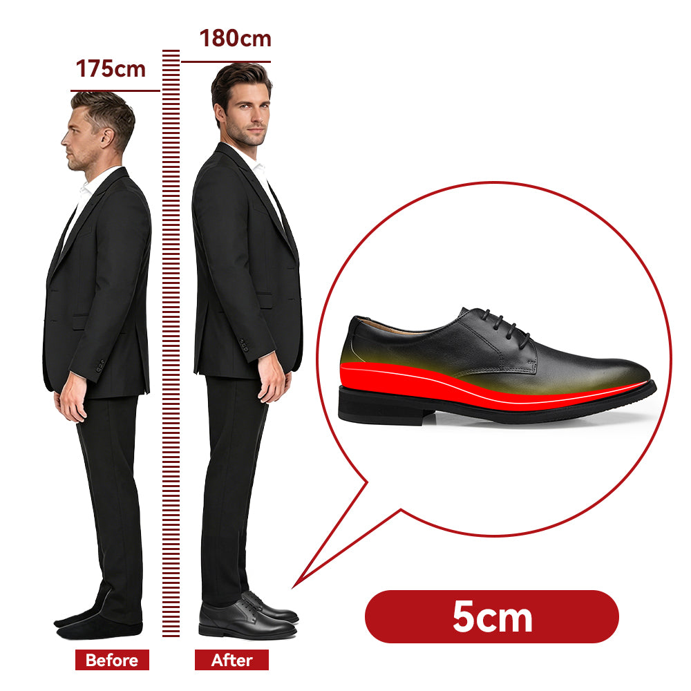 ELEVATOR SHOES IVANO +1.97 INCHES