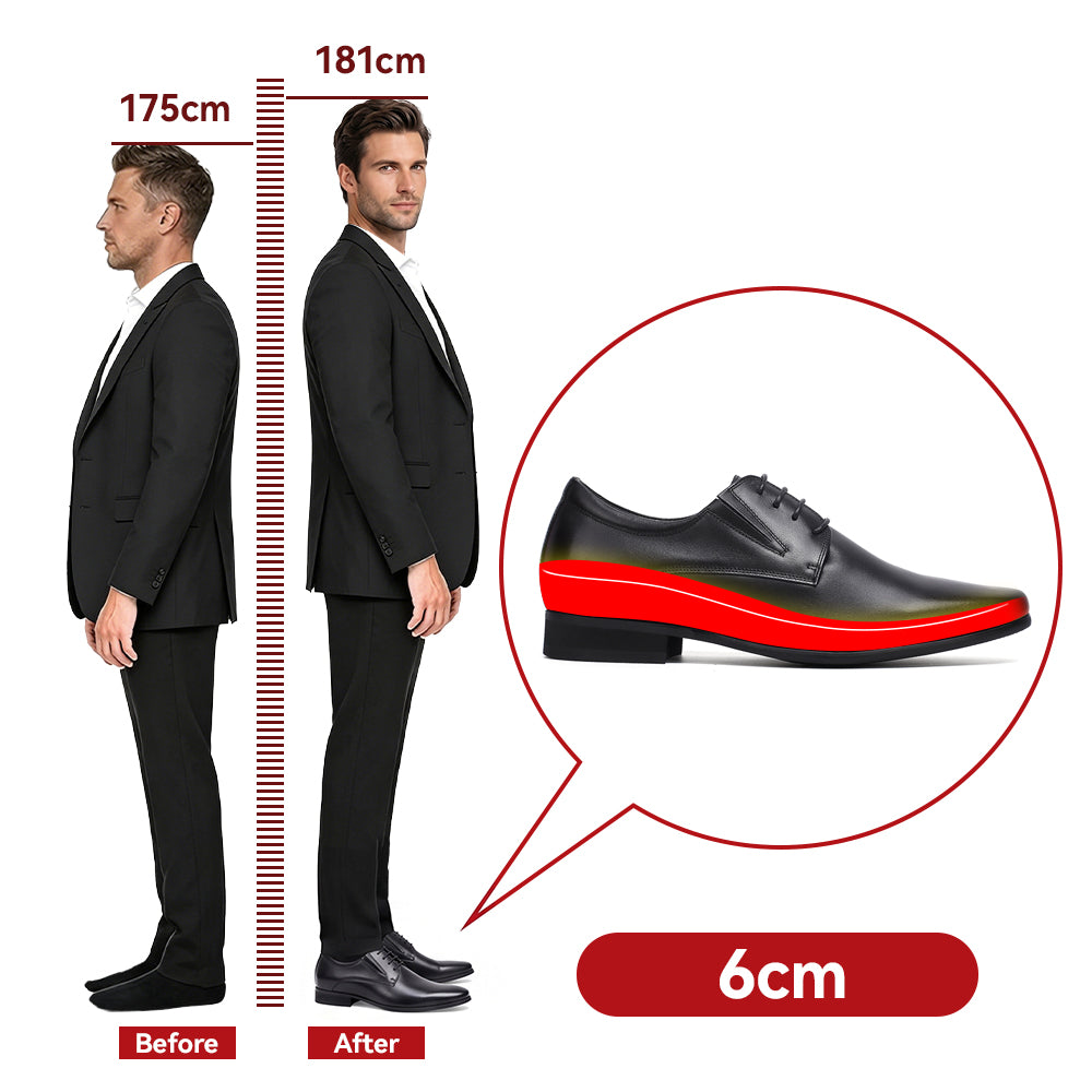 ELEVATOR SHOES LUCA +2.36 INCHES