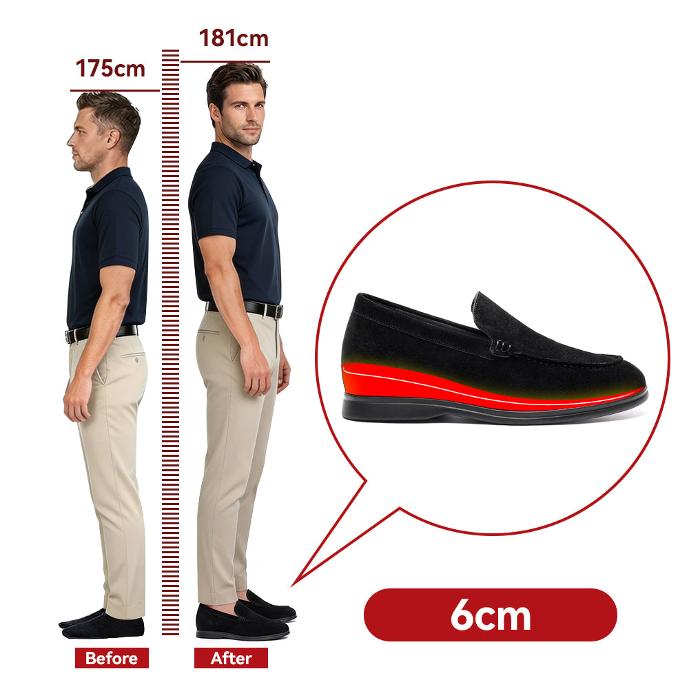 CHAUSSURES REHAUSSANTES HOMME LUIGI +6 CM