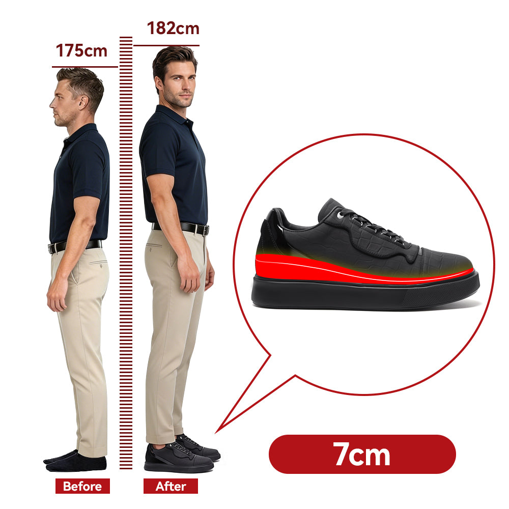 ELEVATOR SHOES NEREO +2.76 INCHES