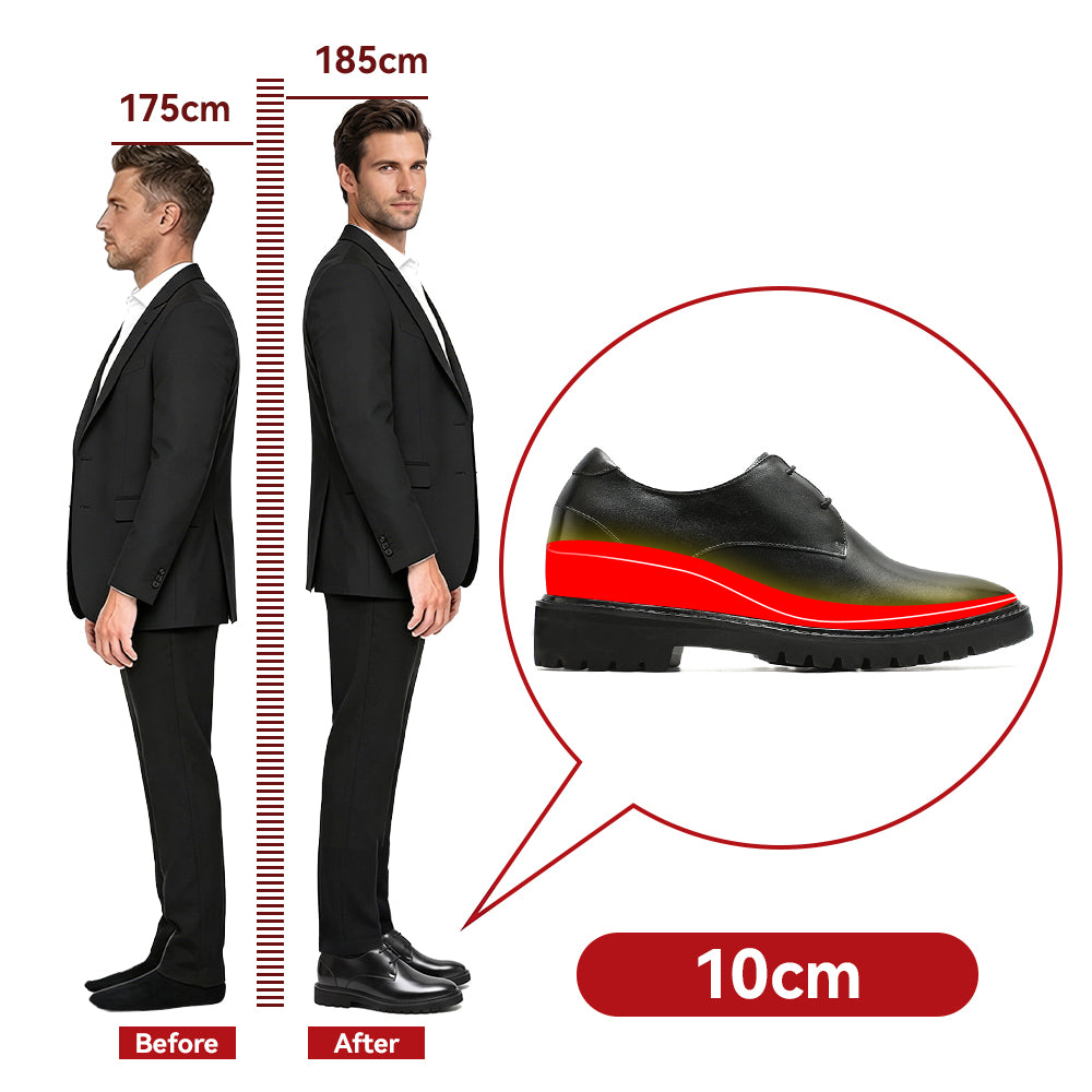 SCHUHE DIE GRÖßER MACHEN NORBERTO +10 CM