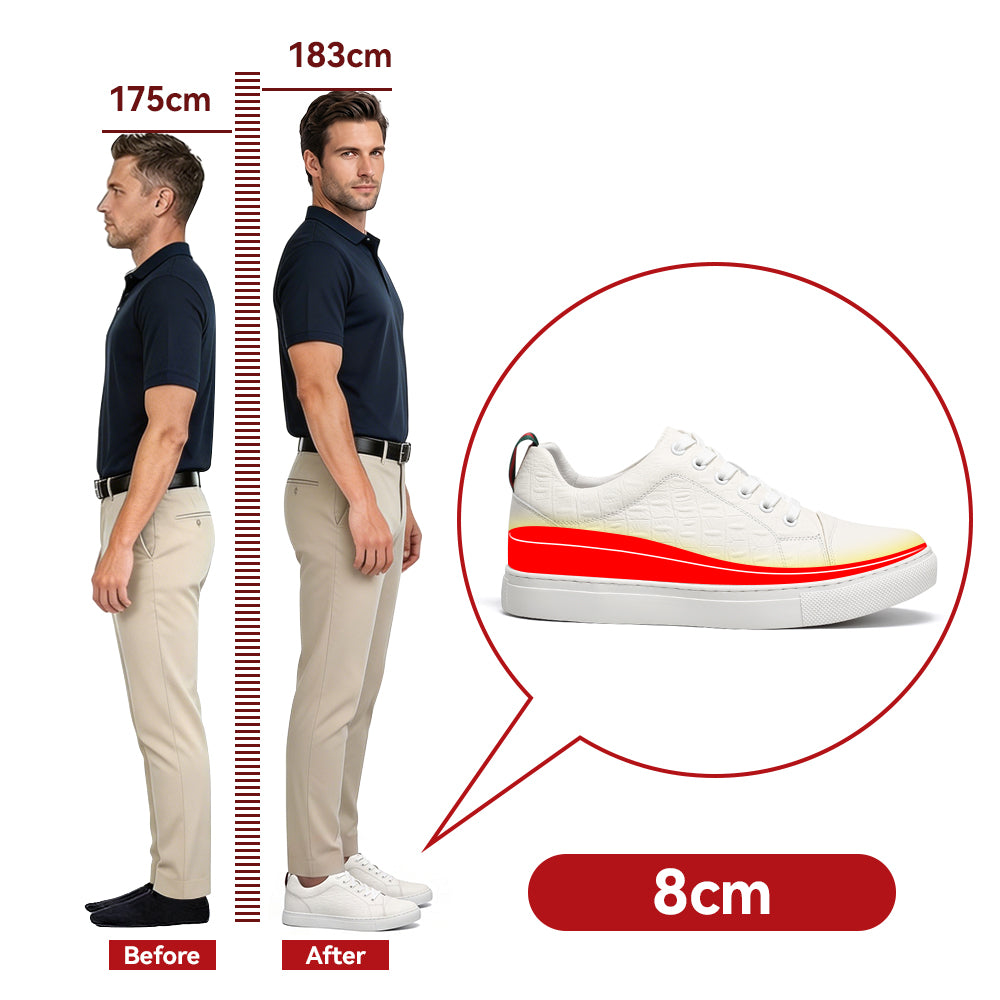 CHAUSSURES REHAUSSANTES HOMME RENATO +6 CM