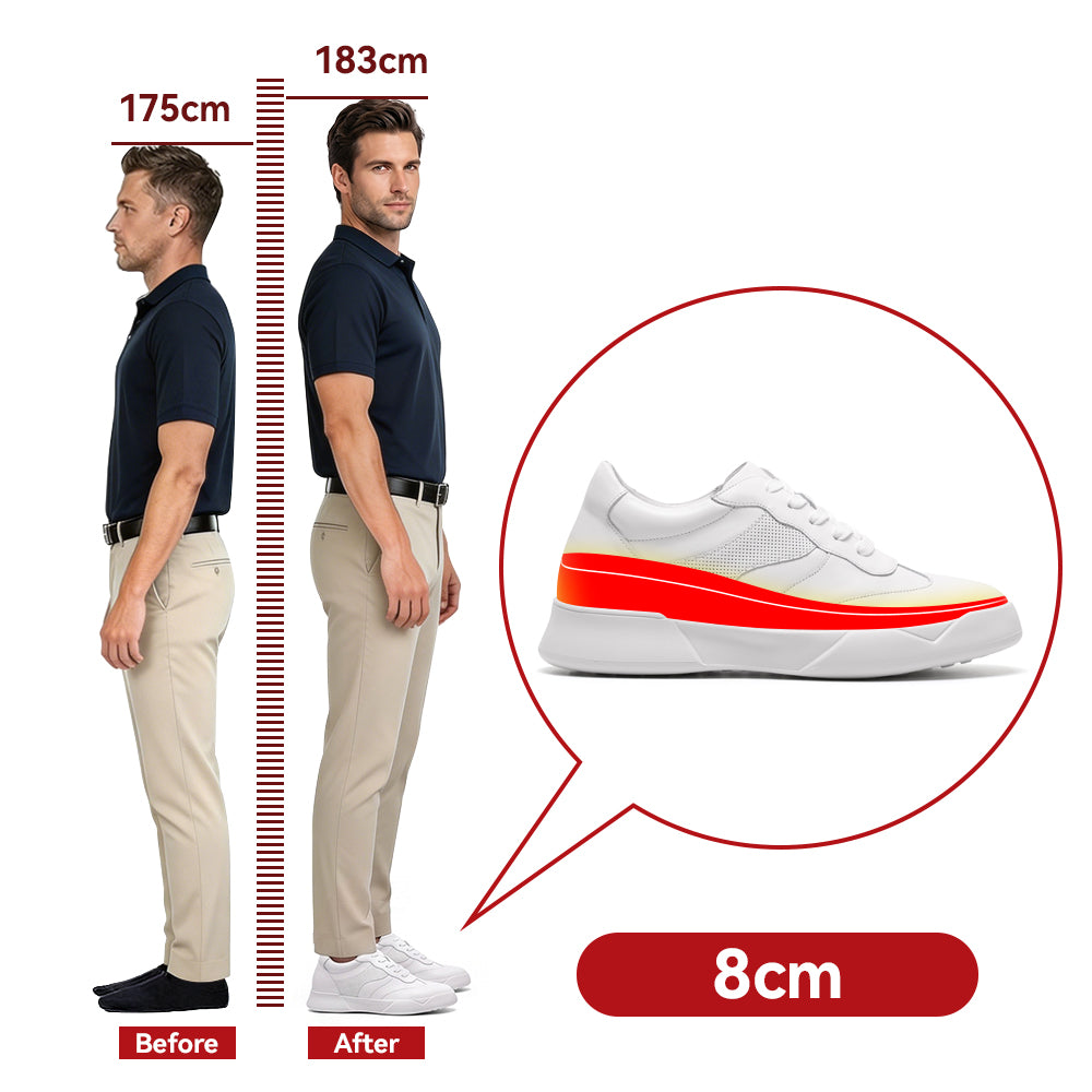 SCHUHE DIE GRÖßER MACHEN TEODORO +8 CM