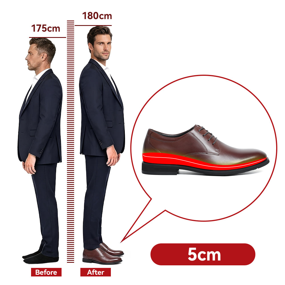 SCHUHE DIE GRÖßER MACHEN TITO +5 CM