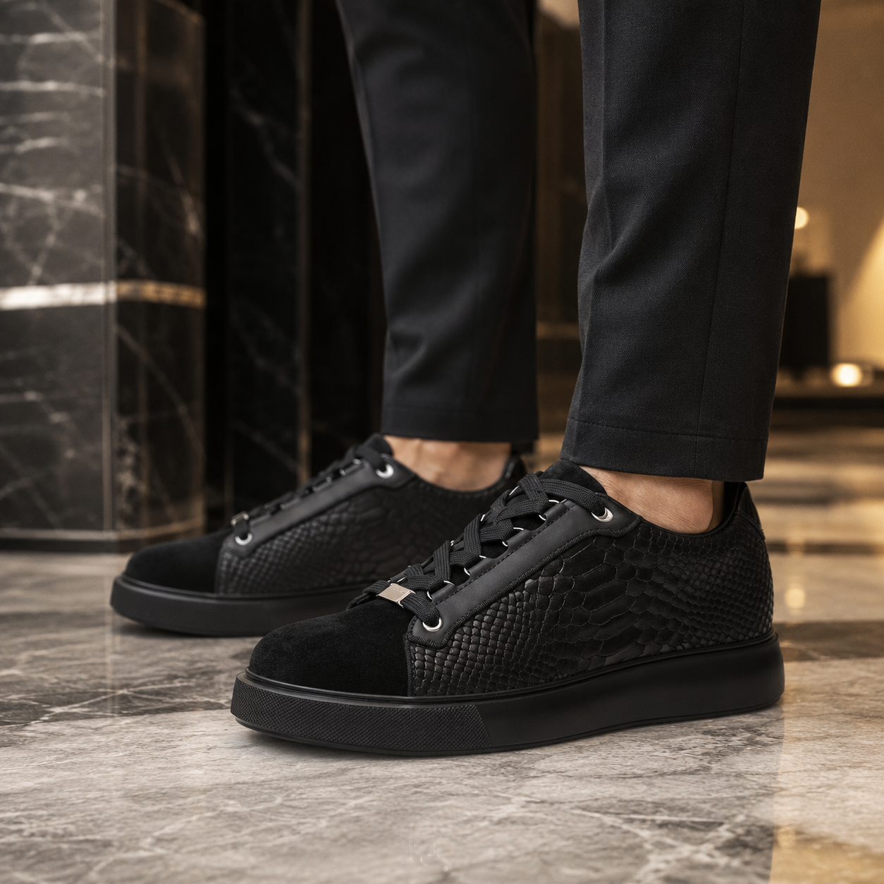 ELEVATOR SHOES NEVIO +2.76 INCHES