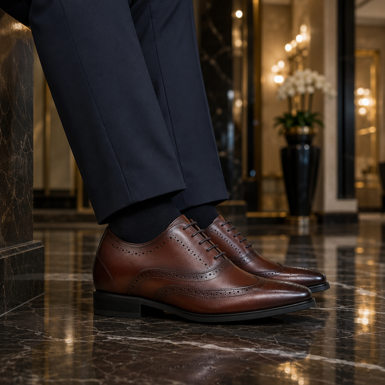 ELEVATOR SHOES SIMONE +2.76 INCHES
